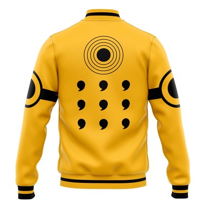 Naruto Shippiden Naruto Kyuubi Mode Varsity Jacket