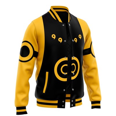 Naruto Shippiden Naruto Kyuubi Mode Varsity Jacket