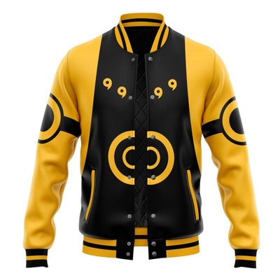 Naruto Shippiden Naruto Kyuubi Mode Varsity Jacket