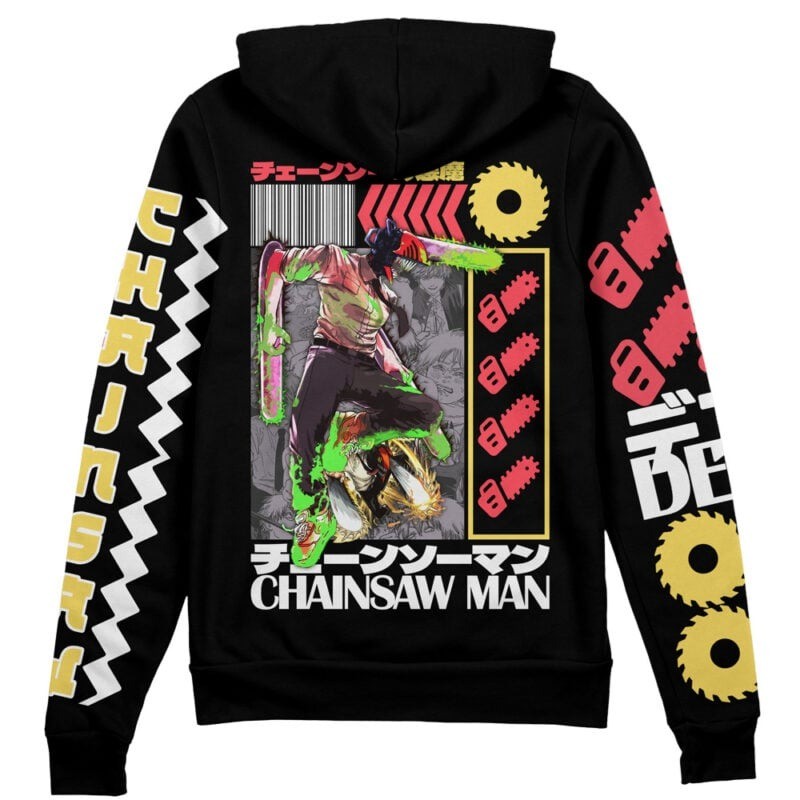 Chainsaw Man Denji V3 Streetwear Zip Hoodie