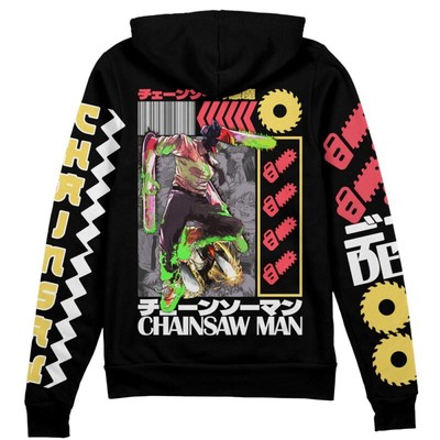 Chainsaw Man Denji V3 Streetwear Zip Hoodie