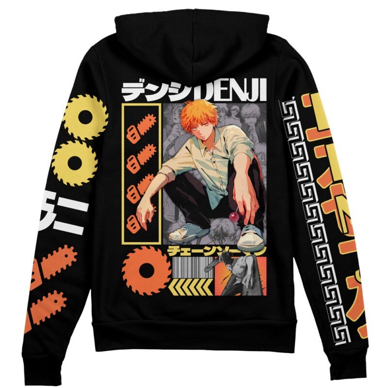 Chainsaw Man Denji V2 Streetwear Zip Hoodie