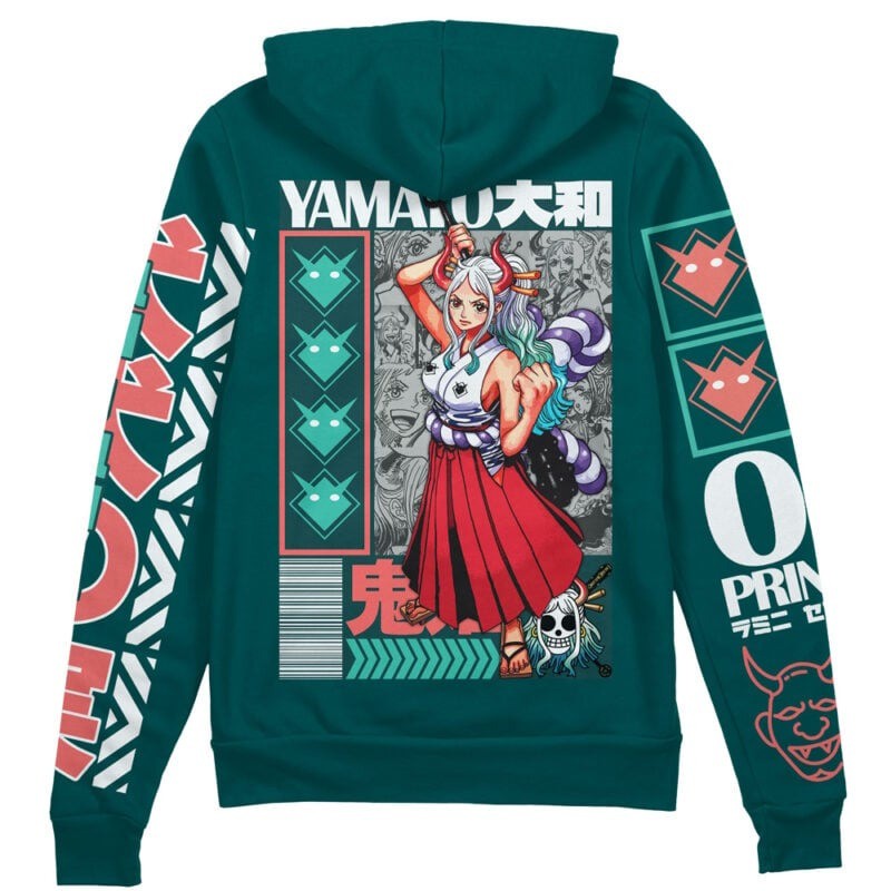 One Piece Yamato Streetwear Zip Hoodie