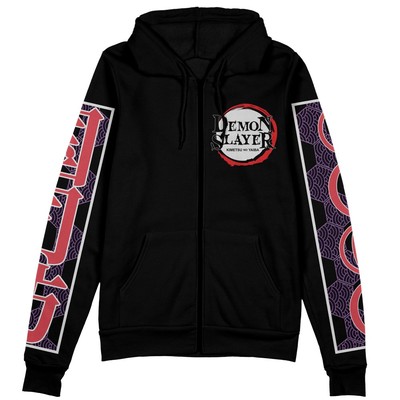 Demon Slayer Kokushibo Streetwear Zip Hoodie