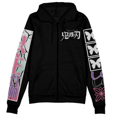 Demon Slayer Shinobu Kocho V2 Streetwear Zip Hoodie