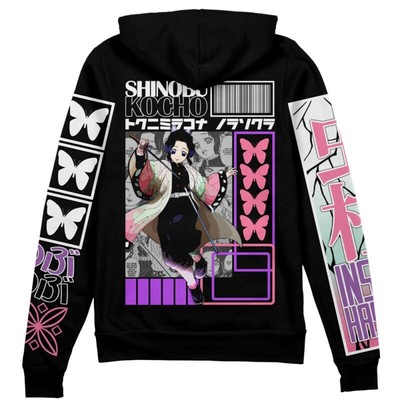 Demon Slayer Shinobu Kocho V2 Streetwear Zip Hoodie