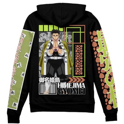 Demon Slayer Gyomei Himejima Streetwear Zip Hoodie