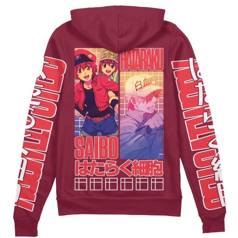 Cells At Work!! Streetwear Zip Hoodie