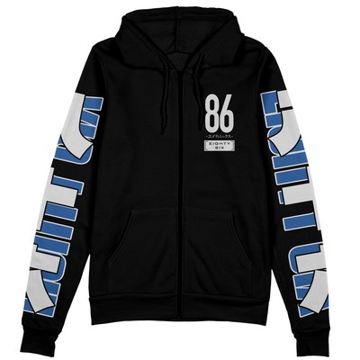 86 Eighty Six Streetwear Zip Hoodie