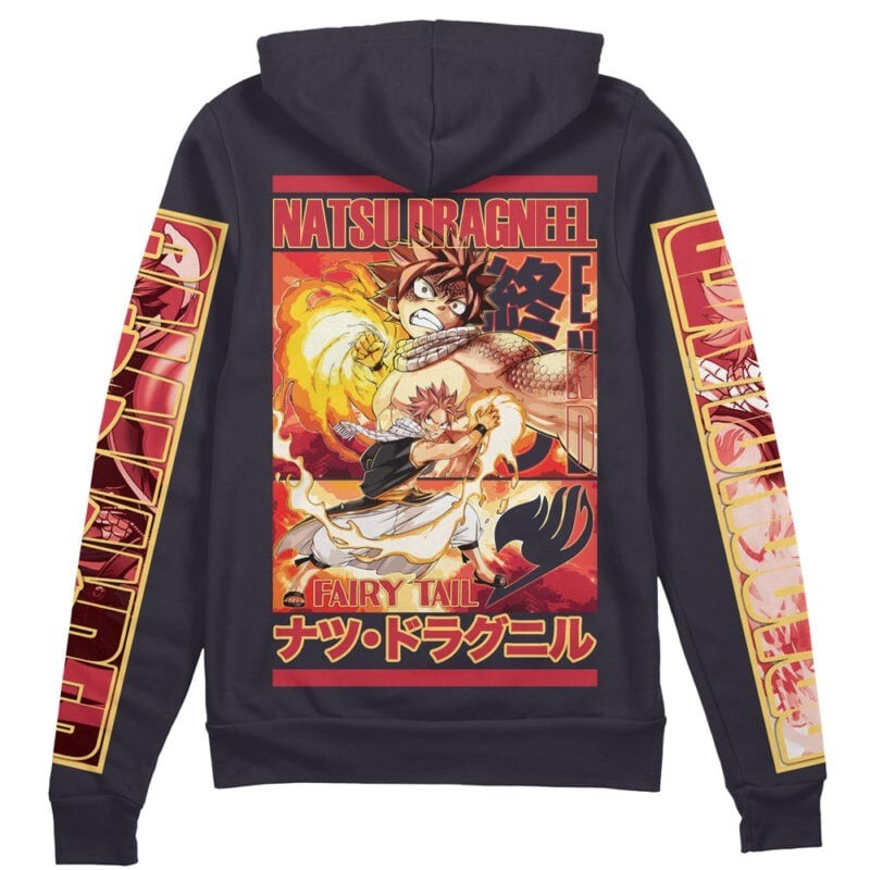 Fairy Tail Natsu Dragneel Streetwear Zip Hoodie