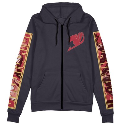Fairy Tail Natsu Dragneel Streetwear Zip Hoodie
