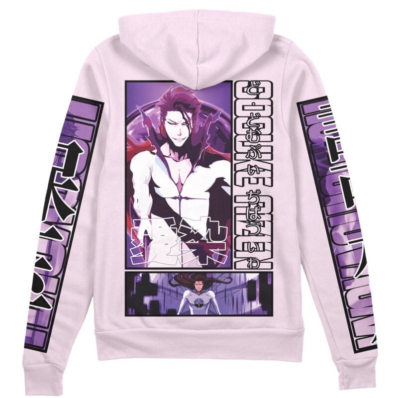 Bleach Sosuke Aizen Streetwear Zip Hoodie