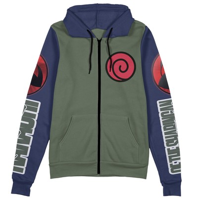 Naruto Shippuden Hatake Kakashi Streetwear Zip Hoodie