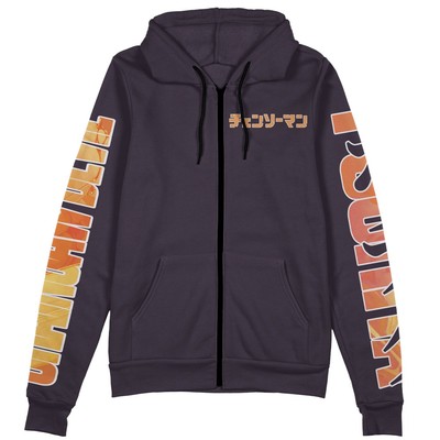 Chainsaw Man Pochita Streetwear Zip Hoodie