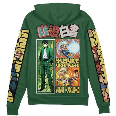 Yu Yu Hakusho Yusuke Urameshi Streetwear Zip Hoodie