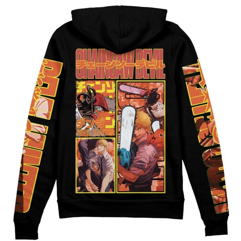 Chainsaw Man Denji Streetwear Zip Hoodie