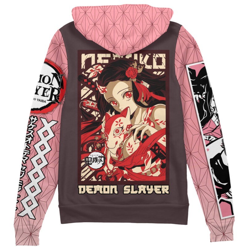 Demon Slayer Kamado Nezuko Streetwear Zip Hoodie