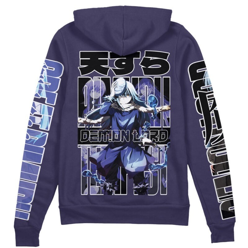 That Time I Got Reincarnated As A Slime Rimuru Tempest Streetwear Zip Hoodie