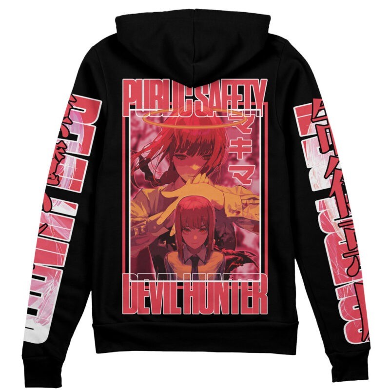 Chainsaw Man Makima Streetwear Zip Hoodie