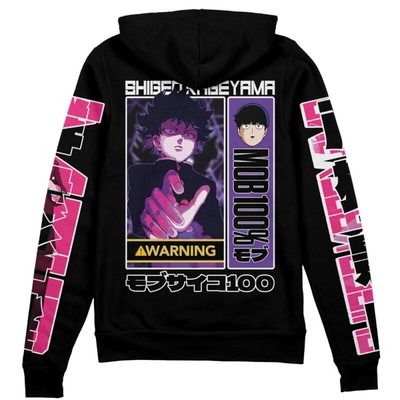 Mob Psycho 100 Shigeo Kageyama Streetwear Zip Hoodie