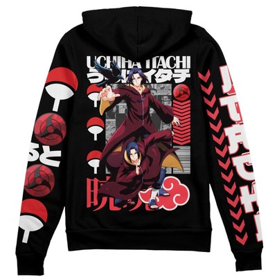 Naruto Shippuden Uchiha Itachi V2 Streetwear Zip Hoodie