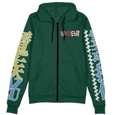 Yu Yu Hakusho Yusuke Urameshi V2 Streetwear Zip Hoodie