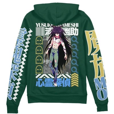 Yu Yu Hakusho Yusuke Urameshi V2 Streetwear Zip Hoodie