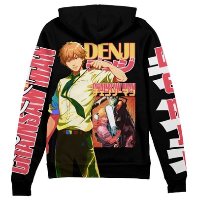 Chainsaw Man Denji V4 Streetwear Zip Hoodie
