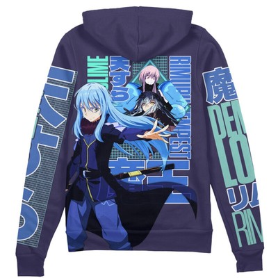 That Time I Got Reincarnated As A Slime Rimuru Tempest V3 Streetwear Zip Hoodie