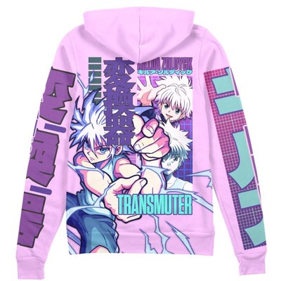 Hunter X Hunter Killua Zoldyck V3 Streetwear Zip Hoodie