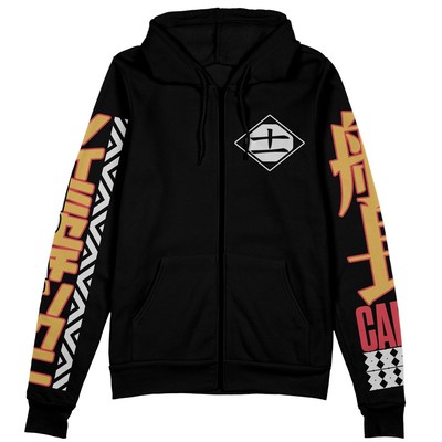Bleach Thousand-Year Blood War Zaraki Kenpachi V3 Streetwear Zip Hoodie