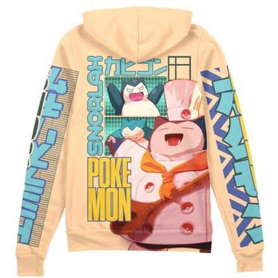 Pokemon Snorlax V3 Streetwear Zip Hoodie