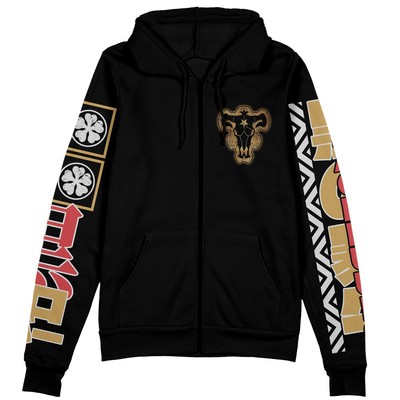 Black Clover Asta V2 Streetwear Zip Hoodie