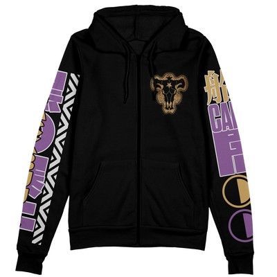 Black Clover Yami Sukehiro V2 Streetwear Zip Hoodie