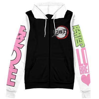 Demon Slayer Mitsuri Kanroji V2 Streetwear Zip Hoodie