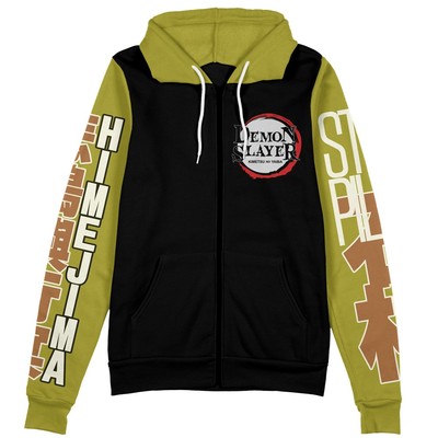 Demon Slayer Gyomei Himejima V2 Streetwear Zip Hoodie