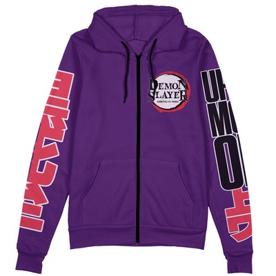 Demon Slayer Kokushibo V2 Streetwear Zip Hoodie