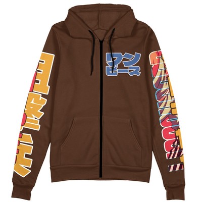 One Piece Usopp V2 Streetwear Zip Hoodie