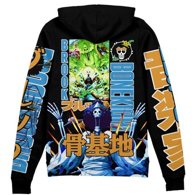 One Piece Brook V2 Streetwear Zip Hoodie