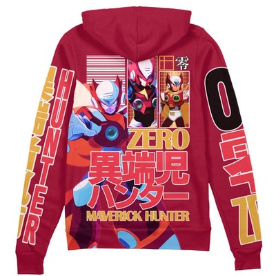 Mega Man Zero Streetwear Zip Hoodie