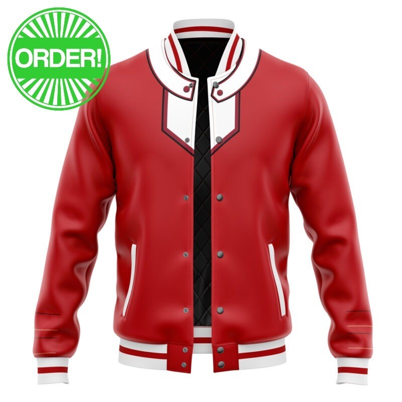 Yu-Gi-Oh! GX Jaden Yuki Varsity Jacket