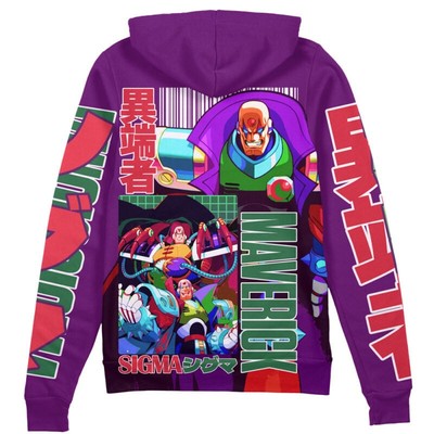 Mega Man Sigma Streetwear Zip Hoodie