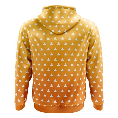 Demon Slayer Agatsuma Zenitsu Zip Hoodie