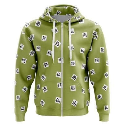 Demon Slayer Gyomei Himejema Zip Hoodie
