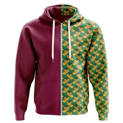 Demon Slayer Giyu Tomioka Zip Hoodie