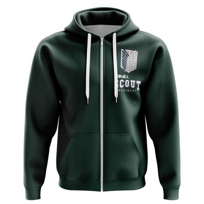 Attack On Titan Scouting Regiment Zip Hoodie