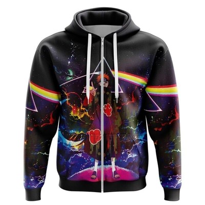 Naruto Shippuden Akatsuki Astral Led Pain Zip Hoodie