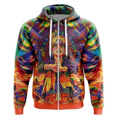 Naruto Shippuden Trippy Naruto Zip Hoodie