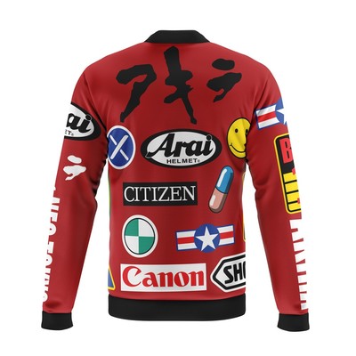 Akira Full Decals Casual Bomber Jacket