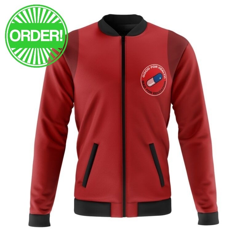 Akira Kaneda Good For Health Casual Bomber Jacket